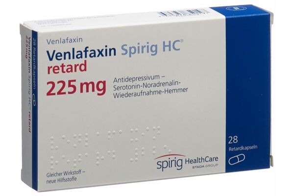 Venlafaxin Spirig HC Ret Kaps 225 mg 28 Stk