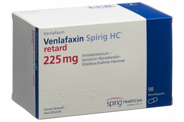 Venlafaxin Spirig HC Ret Kaps 225 mg 98 Stk