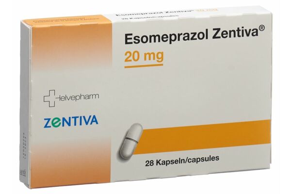 Esomeprazol Zentiva Kaps 20 mg 28 Stk