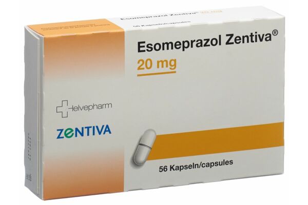 Esomeprazol Zentiva Kaps 20 mg 56 Stk