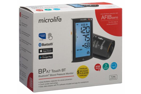 Microlife tensiomètre A7 Touch bluetooth