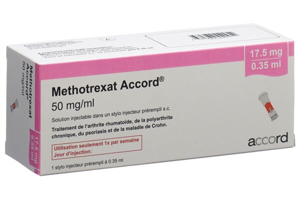 Methotrexat Accord Inj Lös 17.5 mg/0.35ml Fertiginjektor 0.35 ml