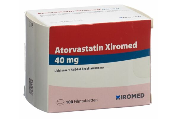 Atorvastatin Xiromed Filmtabl 40 mg 100 Stk