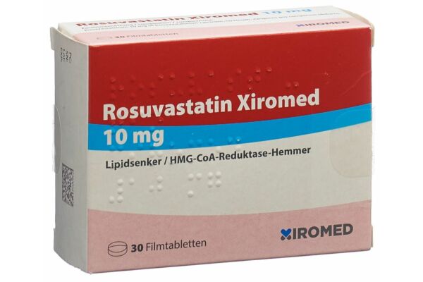 Rosuvastatin Xiromed cpr pell 10 mg 30 pce