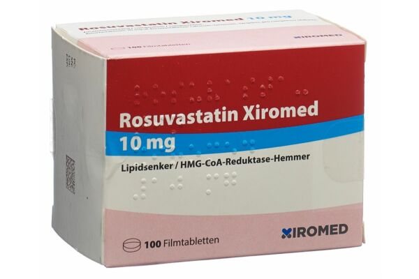 Rosuvastatin Xiromed Filmtabl 10 mg 100 Stk