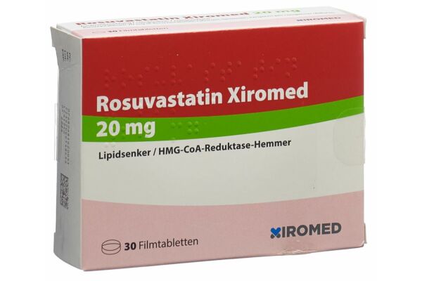Rosuvastatin Xiromed Filmtabl 20 mg 30 Stk