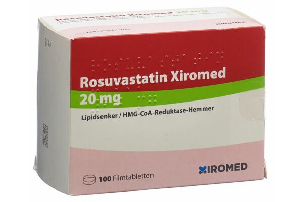 Rosuvastatin Xiromed cpr pell 20 mg 100 pce