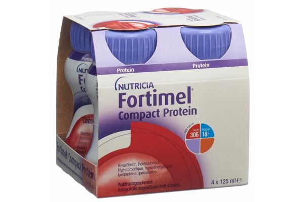 Fortimel Compact protéine fruits de bois 4 fl 125 ml