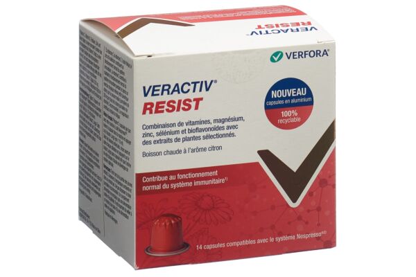 Veractiv Resist capsules nespresso alu 14 pce