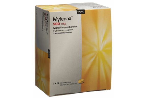 Myfenax Filmtabl 500 mg 3 x 50 Stk