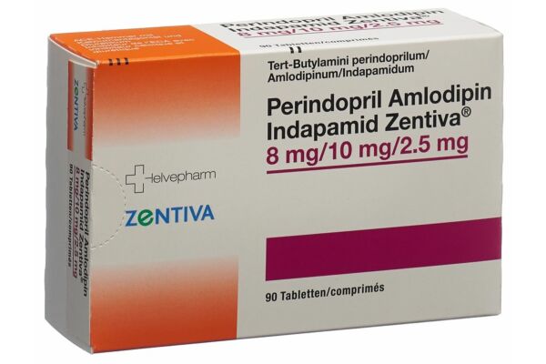 Perindopril Amlodipin Indapamid Zentiva cpr 8mg/10mg/2.5mg 90 pce