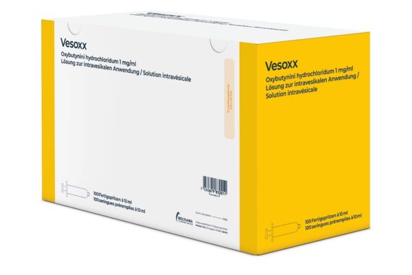Vesoxx Lös 10 mg/10ml zur Intravesikalen Anwendung 100 x 10 ml