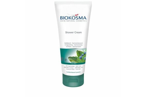 BIOKOSMA Shower Cream Wacholder Tulsi BIO Tb 200 ml