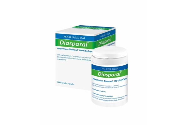 Magnesium Diasporal CitraCaps 100 mg bte 120 pce