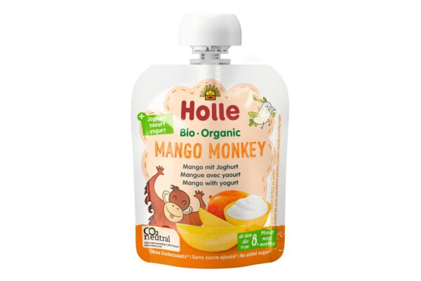 Holle Mango monkey pouchy mangue avec yaourt 85 g