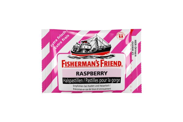 Fisherman's Friend raspberry pastilles sans sucre sach 25 g