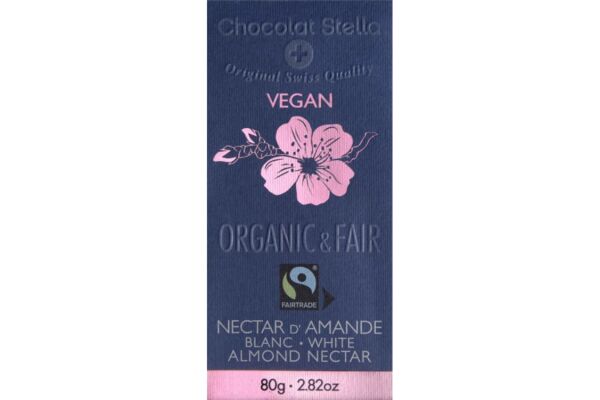 Stella nectar d'amande chocolat bio Fairtraide 80 g