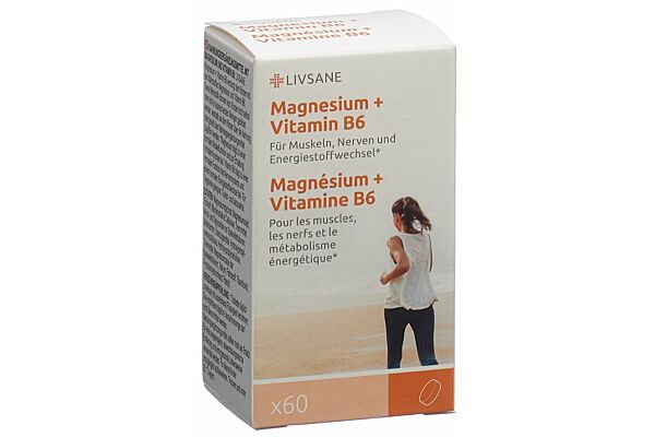 Livsane Magnesium + vitamine B6 cpr bte 60 pce