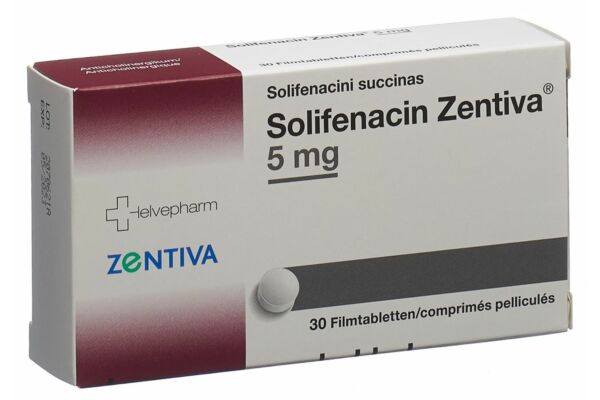 Solifenacin Zentiva Filmtabl 5 mg 30 Stk