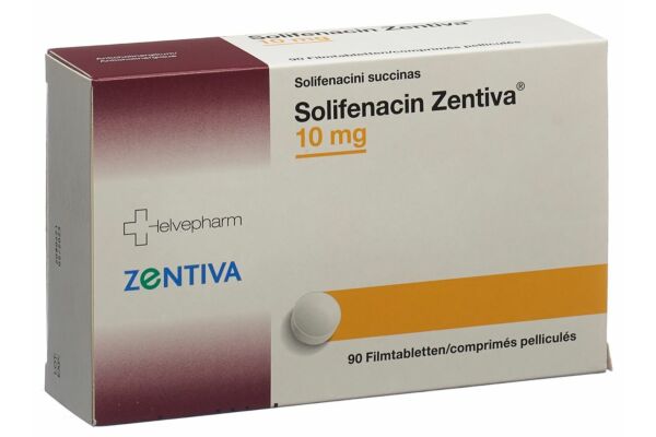 Solifenacin Zentiva Filmtabl 10 mg 90 Stk