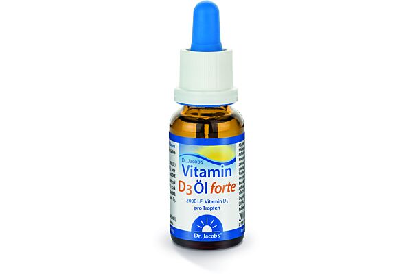 Dr. Jacob's Vitamin D3 huile forte fl 20 ml
