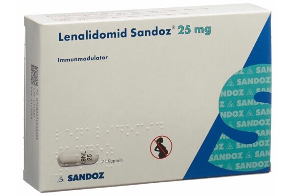 Lenalidomid Sandoz caps 25 mg 21 pce