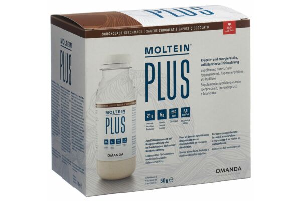 Moltein PLUS 2.5 chocolat 6 fl 50 g