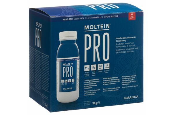 Moltein PRO 1.5 myrtille 6 fl 34 g