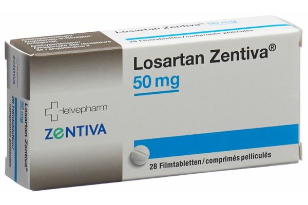 Losartan Zentiva Filmtabl 50 mg 28 Stk