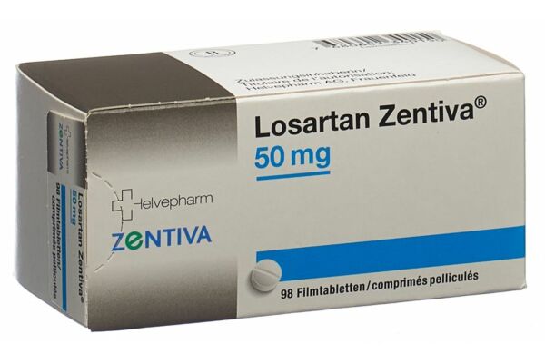 Losartan Zentiva Filmtabl 50 mg 98 Stk