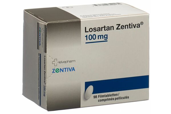 Losartan Zentiva Filmtabl 100 mg 98 Stk