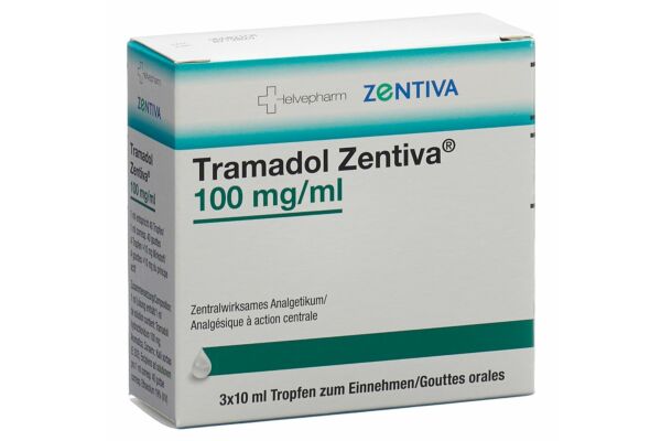 Tramadol Zentiva gouttes 100 mg/ml 3 fl 10 ml