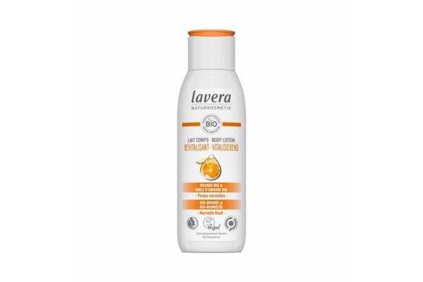Lavera lotion corps vitalisant orange bio & huile d'amande bio fl 200 ml