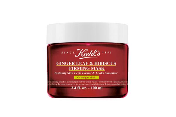 Kiehl's Firming Overnight Masque Ginger Leaf & Hibiscus verre 100 ml