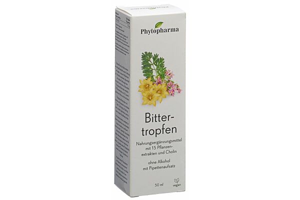 Phytopharma Bitter Tropfen Glasfl 50 ml