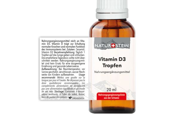 Naturstein Vitamin D3 gouttes fl verre 20 ml