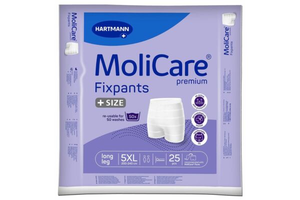 MoliCare Premium Fixpants 5XL long Btl 25 Stk