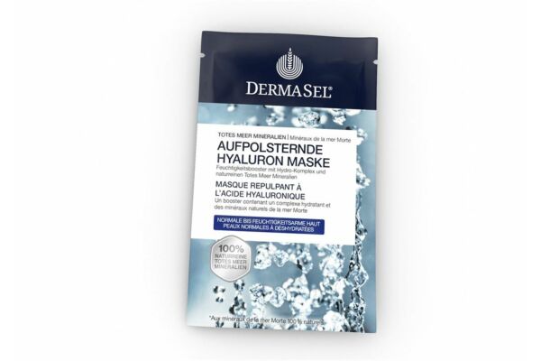 DermaSel Maske Hyaluron deutsch/französisch Btl 12 ml