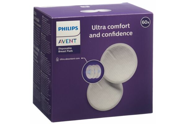 Philips Avent coussinets d'allaitement jetables SCF254/61 60 pce