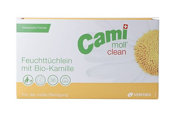 cami moll clean serviettes humides nouvelle formule sach 36 pce