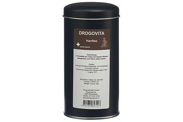 Drogovita thé au chanvre bte 50 g