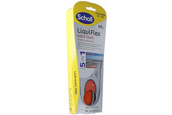 Scholl LiquidFlex semelles S Extra Support 1 paire
