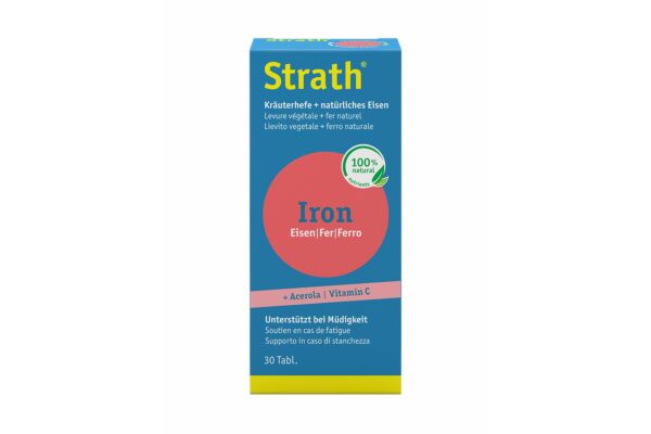 Strath Iron fer naturel+levure végétale cpr blist 30 pce