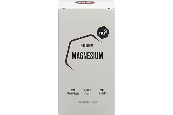 nu3 Premium Magnesium caps bte 120 pce