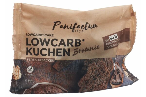 Panifactum Lowcarb gâteaux brownie sans gluten 100 g