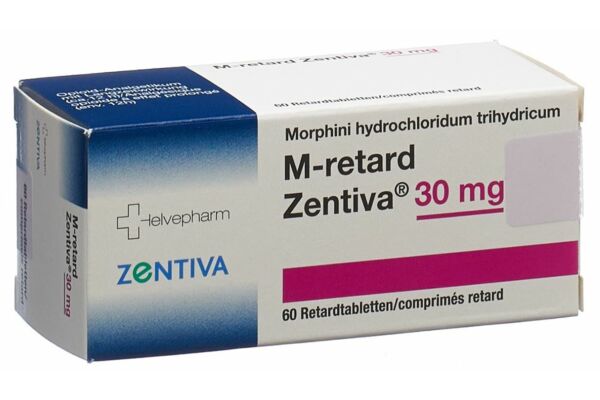 M-retard Zentiva cpr ret 30 mg 60 pce