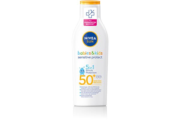 Nivea Protect Sensitive Babies&Kids Lotion LSF50+ Fl 200 ml
