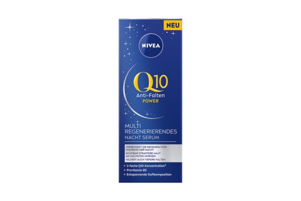 Nivea Q10 Power sérum de nuit régénérant anti-rides dist 30 ml