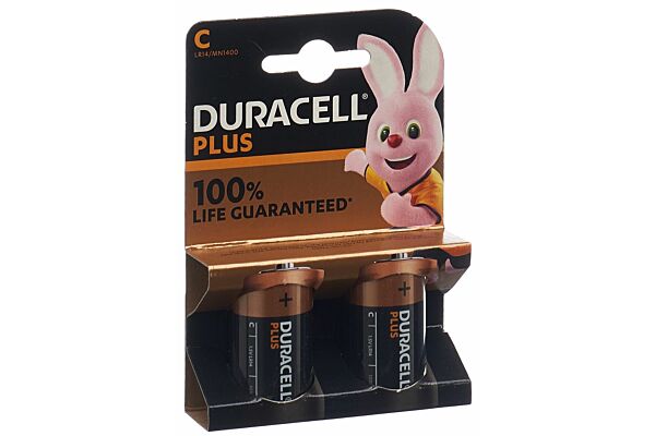 Duracell Batterie Plus C / LR14 2 Stk