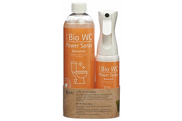 Ha-Ra Bio WC Power Spray Set Sprühflasche und Vorratsflasche
